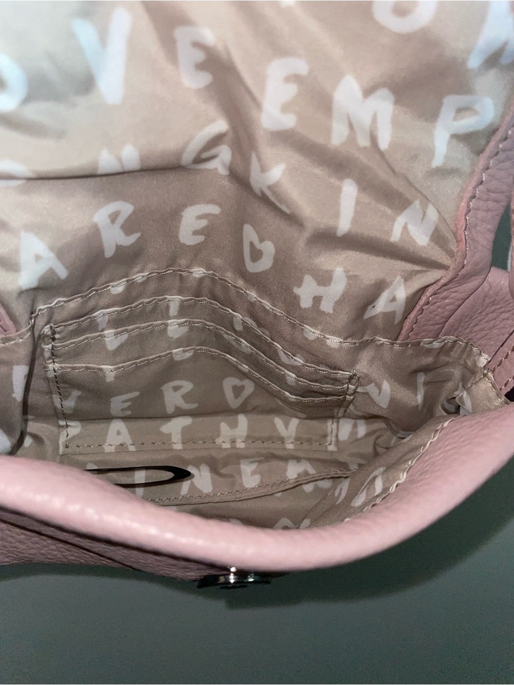 Aimee Kestenberg Pink Mini Pebbled Leather Crossbody - Picture 3 of 13